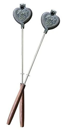 Rome Cast Iron Love Pie Pie Irons, Pack Of 2