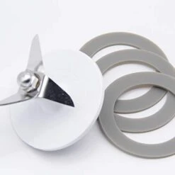 Stainless Steel SPB-456-2 White Blender Cutting With 3 Rubber Sealing Gasket Seal O-ring Assembly, Relacement For Cuisinart Blenders BFP-703/BFP-10/SPB-7/BFP703B/BFP-703CH/SPB7/SPB-7BK/CB8/CB9/BFP-703 -Wilton Shop 31CApqRbwpL