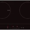 2 Burner Double Dual 24 Inch Induction ULTRA SLIM Electric Stove Top Ceramic Cooktop White 120V 1800W IN-DD18-120S