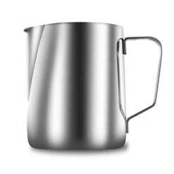 Stainless Steel Milk Frothing Pitcher 20 Oz (600 Ml) Espresso Steaming Coffee Barista Craft Latte Cappuccino Milk Cream Frother Cup Pitcher Milk Jug Coffee Maker Espresso Machines, Polished Finished