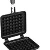Waffle Baking Mold Pan, Non-Stick Waffle Maker Pan Mould Press Plate Cooking Baking Tool, Insulated Handle Press The Double-Side Plate, For Fuel Gas Stove (Black_Aluminum + Aluminum Alloy) 2 Waffle Baking Mold Pan, Non-Stick Waffle Maker Pan Mould Press Plate Cooking Baking Tool, Insulated Handle Press The Double-Side Plate, For Fuel Gas Stove (Black_Aluminum + Aluminum Alloy) -Wilton Shop 31CaFVqPoeL