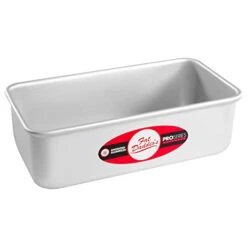 Anodized Aluminum Bread Pan, 7.75 X 3.75 X 2.5 Inch