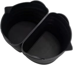 Slow Cooker Liners For Crockpot 6-Quart, Crock Pot Liners, Silicone Slow Cooker Liner For CrockPot, Slow Cooker Divider Insert, Reusable Slow Cooker Bags Liners Fit 6 Qt Oval Liner Or Round Pot (2 X Black) -Wilton Shop 31D1M0HJsWL. AC