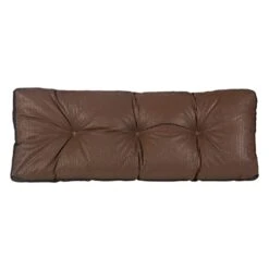 The Gripper Omega Non-Slip Tufted Bench Cushion For Indoor Furniture, Entryway Storage, Bay Window, Corner Nook Or Piano Seat, 43 Inches, 05 Chestnut