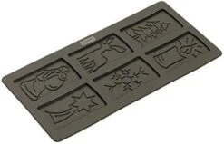 Lurch Germany FlexiForm Silicone Madeleine Baking Tray With 9 Molds - Brown -Wilton Shop 31DJjfJlN9L. AC