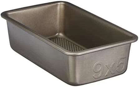Cook Aluminized Steel, Diamond-Infused Non-Stick Coated Textured Bakeware, Loaf Pan, Champagne Pewter 12 Cook Aluminized Steel, Diamond-Infused Non-Stick Coated Textured Bakeware, Loaf Pan, Champagne Pewter - Image 10