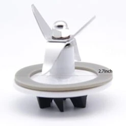 Stainless Steel SPB-456-2 White Blender Cutting With 3 Rubber Sealing Gasket Seal O-ring Assembly, Relacement For Cuisinart Blenders BFP-703/BFP-10/SPB-7/BFP703B/BFP-703CH/SPB7/SPB-7BK/CB8/CB9/BFP-703 -Wilton Shop 31DXsj55t5L
