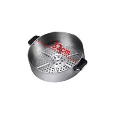 32cm Diameter 3 Layer Electric Steamer Stainless Steel Multifunction Large Capacity Household Electric Cooking Steaming Pot -Wilton Shop 31DkarcbvcL