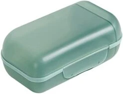 Soap Container Portable Soap Dishes Case Durable Plastic Sealed Travel Washing Soap Box With Lid Bathroom Gadget Slip-Proof Soap Case (Color : Red) -Wilton Shop 31DuApG JYL. AC 1