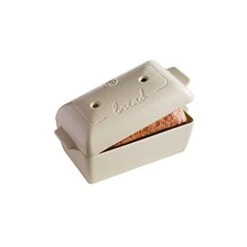 Emile Henry Linen Bread Loaf Baker, 9.4" X 5.9" X 4.9"