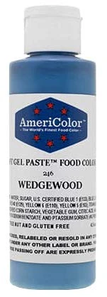 Color Soft Gel Paste Food Color, Wedgewood, 4.5 Ounce Bottle