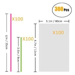 6 Inch Cake Pop Sticks Set Pack Of 300, Each Of 100 Pieces Parcel Bags, Colorful Treat Sticks, Colorful Metallic Wire For Lollipops Candies Chocolates And Cookies 7 6 Inch Cake Pop Sticks Set Pack Of 300, Each Of 100 Pieces Parcel Bags, Colorful Treat Sticks, Colorful Metallic Wire For Lollipops Candies Chocolates And Cookies -Wilton Shop 31EEZD8yPXL