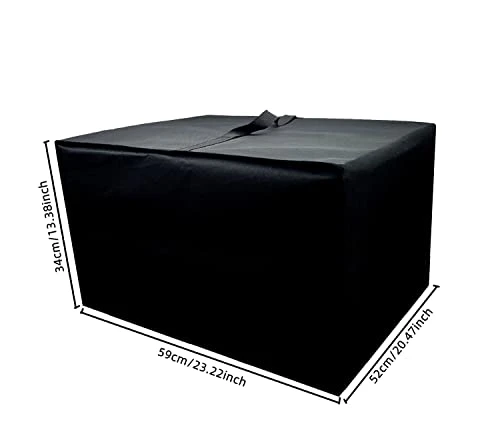 Wanty Heat-Resistant Waterproof Dust-Proof Microwave Oven Grill Cover Protector, Nylon Fabric Dust Case Protections For Toshiba EM131A5C-BSML-EM45PIT(SS) Oven, Black, 23.22x20.47x13.38inch 5 Wanty Heat-Resistant Waterproof Dust-Proof Microwave Oven Grill Cover Protector, Nylon Fabric Dust Case Protections For Toshiba EM131A5C-BSML-EM45PIT(SS) Oven, Black, 23.22x20.47x13.38inch - Image 3