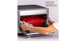 Oven Chef's Choice Lite 5-Piece Baking Pan Set, Includes Non-Stick Egg Pan For Cooking, Muffin & Cupcake Pan, Loaf Baking Dish, Square Brownie Baking Tray, & Enameled Cast Iron Pot With Lid 10 Oven Chef's Choice Lite 5-Piece Baking Pan Set, Includes Non-Stick Egg Pan For Cooking, Muffin & Cupcake Pan, Loaf Baking Dish, Square Brownie Baking Tray, & Enameled Cast Iron Pot With Lid -Wilton Shop 31F4U6g32SL