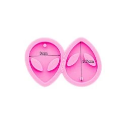 Cute Shiny Mini Alien Face Shape Earring Keychain Silicone Mold With Hole For DIY Trinket Desserts Fondant Mold Cupcake Cake Topper Decoration Candy Gum Paste Jelly Shots Crystal Pudding 5 Cute Shiny Mini Alien Face Shape Earring Keychain Silicone Mold With Hole For DIY Trinket Desserts Fondant Mold Cupcake Cake Topper Decoration Candy Gum Paste Jelly Shots Crystal Pudding -Wilton Shop 31FFkZaaAgL