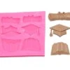 Mini Graduation Mold Graduation Cookie Cutters Graduation Cupcake Toppers Graduation Chocolate Candy Fondant Mold For Graduation Party Supplies -Wilton Shop 31FNu2xPxjL