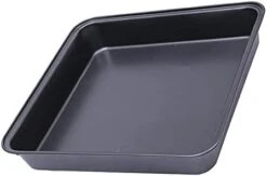 QUESHENG Square Baking Tray Non-stick Carbon Steel Toast Mould Cake Bread Oven Bakeware Pie Pizza Cake Baking Pan Tools (Size : M) -Wilton Shop 31FhozZqRCS. AC 2