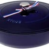 Staub 40511 HS-476-P2 0 with Chistera Cast Iron 28 cm Dark Blue 1 Staub 40511 HS-476-P2 0 with Chistera Cast Iron 28 cm Dark Blue -Wilton Shop 31FyFIRLDFL