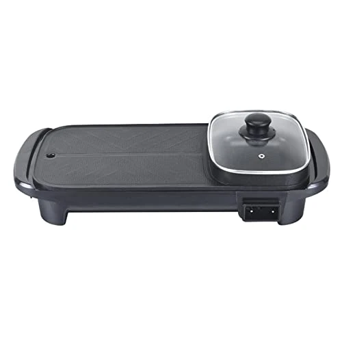 ALONCEtg Stockpots Multi Functional Hot Pot, Electric Hot Pot, Household Barbecue Pot, Electric Barbecue Pan, Non Stick Electric Barbecue Pan 3 ALONCEtg Stockpots Multi Functional Hot Pot, Electric Hot Pot, Household Barbecue Pot, Electric Barbecue Pan, Non Stick Electric Barbecue Pan