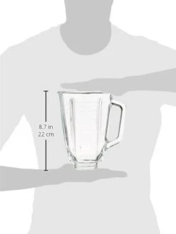 Oster 5-Cup Glass Square Replacement Blender Jar, 4.5" Top For Oster Models Only -Wilton Shop 31GOOAAQTRL