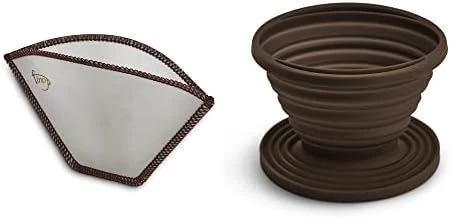 Collapsible Reusable Coffee Brewing Cone, Silicone, Number 2-Size, Brews 2 To 6-Servings, Set Of 2 11 Collapsible Reusable Coffee Brewing Cone, Silicone, Number 2-Size, Brews 2 To 6-Servings, Set Of 2 - Image 9