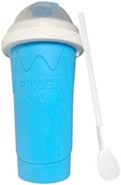 DIY Slushie Maker Cup, Quickly Frozen Cup Cooling Maker Cup, Portable Icy Silicone Cup Homemade Milk Shake Ice Cream Maker For Children And Family(Blue) 14 DIY Slushie Maker Cup, Quickly Frozen Cup Cooling Maker Cup, Portable Icy Silicone Cup Homemade Milk Shake Ice Cream Maker For Children And Family(Blue) -Wilton Shop 31Ge TH SfL. AC