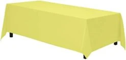 Rectangle Tablecloth | 90 X 132 Inch - White Rectangular Table Cloth For 6 Foot Table In Washable Polyester | Great For Buffet Table, Parties, Holiday Dinner, Wedding & Baby Shower 28 Rectangle Tablecloth | 90 X 132 Inch - White Rectangular Table Cloth For 6 Foot Table In Washable Polyester | Great For Buffet Table, Parties, Holiday Dinner, Wedding & Baby Shower -Wilton Shop 31HMCeLdN1L. AC