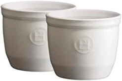 Emile Henry 3.25" X 2.75" Ramekins (Set Of 2) | Flour -Wilton Shop 31HPS8wYWEL. AC