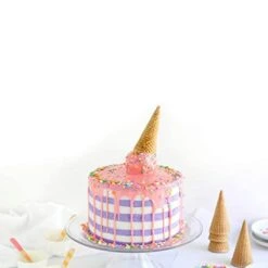 2 Pieces Wooden Cone Mould, DIY Embossed Cone Roll, Waffle Roll, Suitable For Making Waffles And Ice Cream Cones -Wilton Shop 31HXITKR8pL