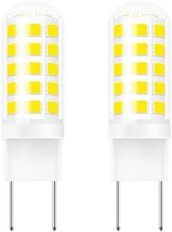 8 Led Bulb Dimmable Under Microwave Light Bulb 50W Halogen Replacement For GE Samsung LG Over The Range Microwave Hood, 120V 5W 500LM Daylight White 6000K, Replaces WB08X10057 WB08X10051, 2-Pack -Wilton Shop 31I9dzLYI5L. AC