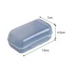 Drainage Soap Box Portable Soap Dishes Case Durable Plastic Sealed Travel Washing Soap Box With Lid Bathroom Gadget Slip-Proof Soap Case (Color : Green) -Wilton Shop 31IlDo4sXlL 1
