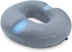 Donut Pillow Hemorrhoid Seat Cushion For Office Chair, Premium Memory Foam Chair Cushion, Sciatica Pillow For Sitting Tailbone Pain Car Seat Cushions, Gray -Wilton Shop 31Io91nsbnL. AC