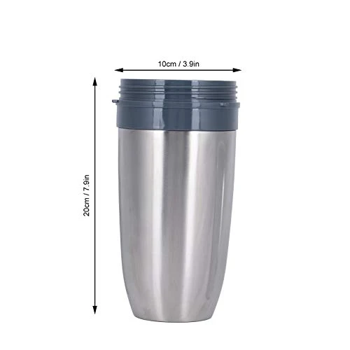Akozon Stainless Steel Blender Cup Container Replacement Fit For 600W 900W 1000W Juicer 7 Akozon Stainless Steel Blender Cup Container Replacement Fit For 600W 900W 1000W Juicer - Image 5