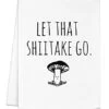 Funny Dish Towel, Let That Shiitake Go, Mushroom Pun, Flour Sack Kitchen Towel, Sweet Housewarming Gift, White 2 Funny Dish Towel, Let That Shiitake Go, Mushroom Pun, Flour Sack Kitchen Towel, Sweet Housewarming Gift, White -Wilton Shop 31J9c5cXgFL