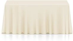 - 5 Premium 90" X 132" Tablecloths For Wedding/Banquet/Restaurant - Rectangular Polyester Fabric Table Cloths - White -Wilton Shop 31JX67UQ3aL. AC