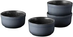 BergHOFF HOFF GEM Stone Set Of 4pc Ramekin 3.5"x 3.5" 0.23 Qt. Round Black Even Baking Matt Enamel Finish Oven, Microwave & Dishwasher Safe 15 BergHOFF HOFF GEM Stone Set Of 4pc Ramekin 3.5"x 3.5" 0.23 Qt. Round Black Even Baking Matt Enamel Finish Oven, Microwave & Dishwasher Safe -Wilton Shop 31JblUfG1pL. AC