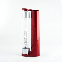 Wenty39 Qarbo Sparkling Water Maker Party Plus Bundle With 4 Bottles, 3 Aircharge Caps And Cleaning Brush (Metallic Red) -Wilton Shop 31JdWoc5vaL