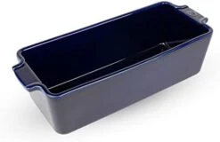 Peugeot - Appolia Loaf Pan - Ceramic Bread Baking Dish With Handles - Blue, 10 X 4 X 3 Inches -Wilton Shop 31JttQLpRGL. AC
