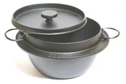 , Traditional Japanese Cast Iron Gohan Nabe Rice Cooker Iwachu Nambu Cast Iron Induction Cookware Made In Japan, 3 Go -Wilton Shop 31KNLqovBKL