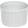Pillivuyt Porcelain 4-Cup, 5-3/4-Inch Deep Classic Pleated Souffle Dish -Wilton Shop 31KRAD1R28L
