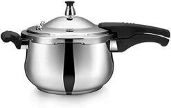 304 Stainless Steel Pressure Cooker, Household Gas Explosion-proof Small Pressure Cooker, General Use For Gas Stove And Induction Cooker Large Capacity (Size : 4L) -Wilton Shop 31KtEaoTd9S. AC 1