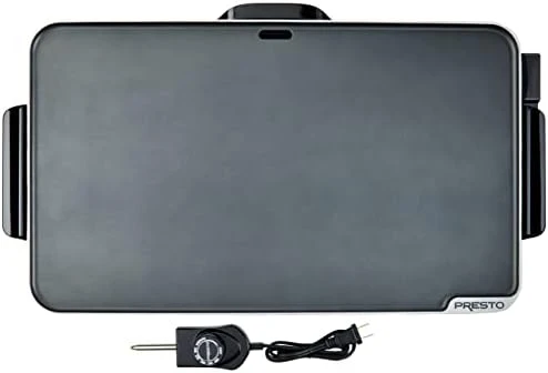 Presto 07072 Slimline Griddle, Black, 22" & 06852 16-Inch Electric Skillet With Glass Cover 7 Presto 07072 Slimline Griddle, Black, 22" & 06852 16-Inch Electric Skillet With Glass Cover - Image 5