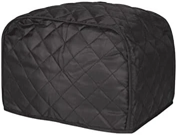 4 Slice Toaster Cover, Polyester Fabric Quilted Four Slice Toaster Appliance Dust-proof Cover For Kitchen Small Appliance Dust Cover And Fingerprint Protection (Black) 10 4 Slice Toaster Cover, Polyester Fabric Quilted Four Slice Toaster Appliance Dust-proof Cover For Kitchen Small Appliance Dust Cover And Fingerprint Protection (Black) - Image 8