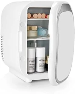 Mini-Skincare-Fridge-for-Bedroom, 6 Liter/8 Can AC/DC Portable Thermoelectric Cooler And Warmer Compact Refrigerator, Portable Small Fridge For Skincare Foods Medications 11 Mini-Skincare-Fridge-for-Bedroom, 6 Liter/8 Can AC/DC Portable Thermoelectric Cooler And Warmer Compact Refrigerator, Portable Small Fridge For Skincare Foods Medications -Wilton Shop 31Lco OjQL. AC