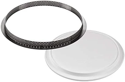 Silikomart "Kit Tarte Ring 120": 2 Silicone Molds, Each With 2 Cavities, Each Cavity 4.13 Inch Diameter X 0.66 Inch High, Plus 4 Heat-Resistant Perforated Plastic Cutting Rings 9 Silikomart "Kit Tarte Ring 120": 2 Silicone Molds, Each With 2 Cavities, Each Cavity 4.13 Inch Diameter X 0.66 Inch High, Plus 4 Heat-Resistant Perforated Plastic Cutting Rings - Image 7