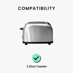 Cover Compatible With 2 Slice Toaster - Cover For Toaster - Travel Outline White/Black 12 Cover Compatible With 2 Slice Toaster - Cover For Toaster - Travel Outline White/Black -Wilton Shop 31Lx2n2LKeL