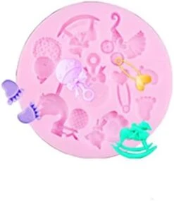 Flower Fondant Cake Molds-5 Pcs-Daisy Flower,Rose Flower,Chrysanthemum Flower And Small Flower,Candy Silicone Molds Set For Chocolate Fondant Polymer Clay Soap Crafting Projects & Cake Decoration -Wilton Shop 31MQgfL9c4L. AC