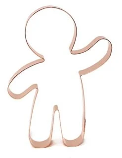2016 Gingerbread Boy Of The Year Copper Christmas Cookie Cutter By The Fussy Pup -Wilton Shop 31MUROt2czL
