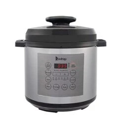 1000W Push-Button Stainless Steel Electric Pressure Cooker 13 In 1 Cooking Mode, Stainless Steel Color -Wilton Shop 31MdWdmTGKL