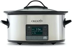Crock-Pot MyTime Programmable Slow Cooker (2102511) - Stainless Steel, 6 Qt